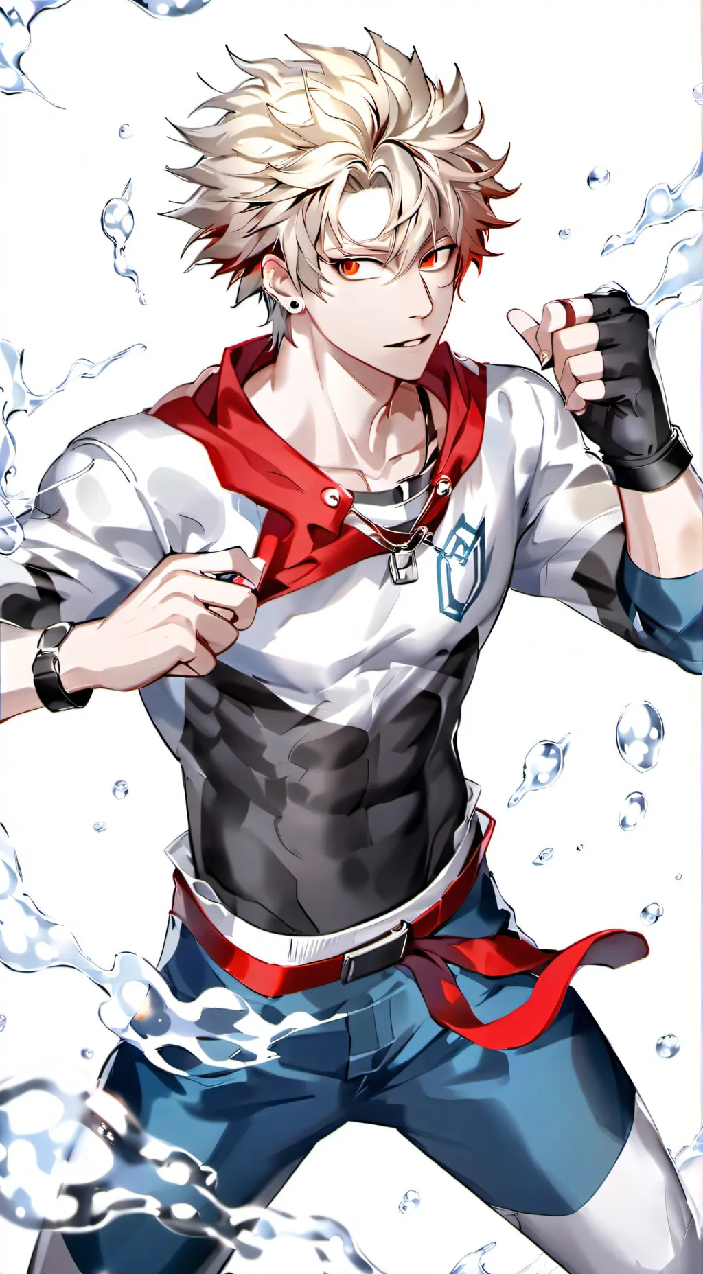 ai character: Bakugo background