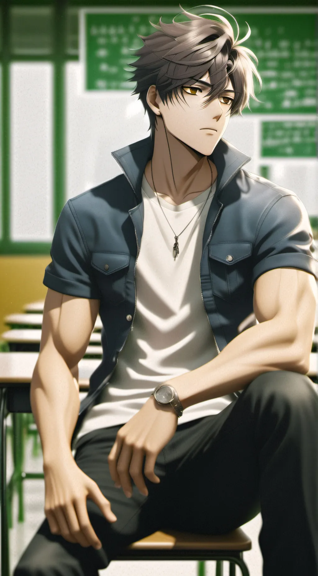 ai character: Ethan.. background