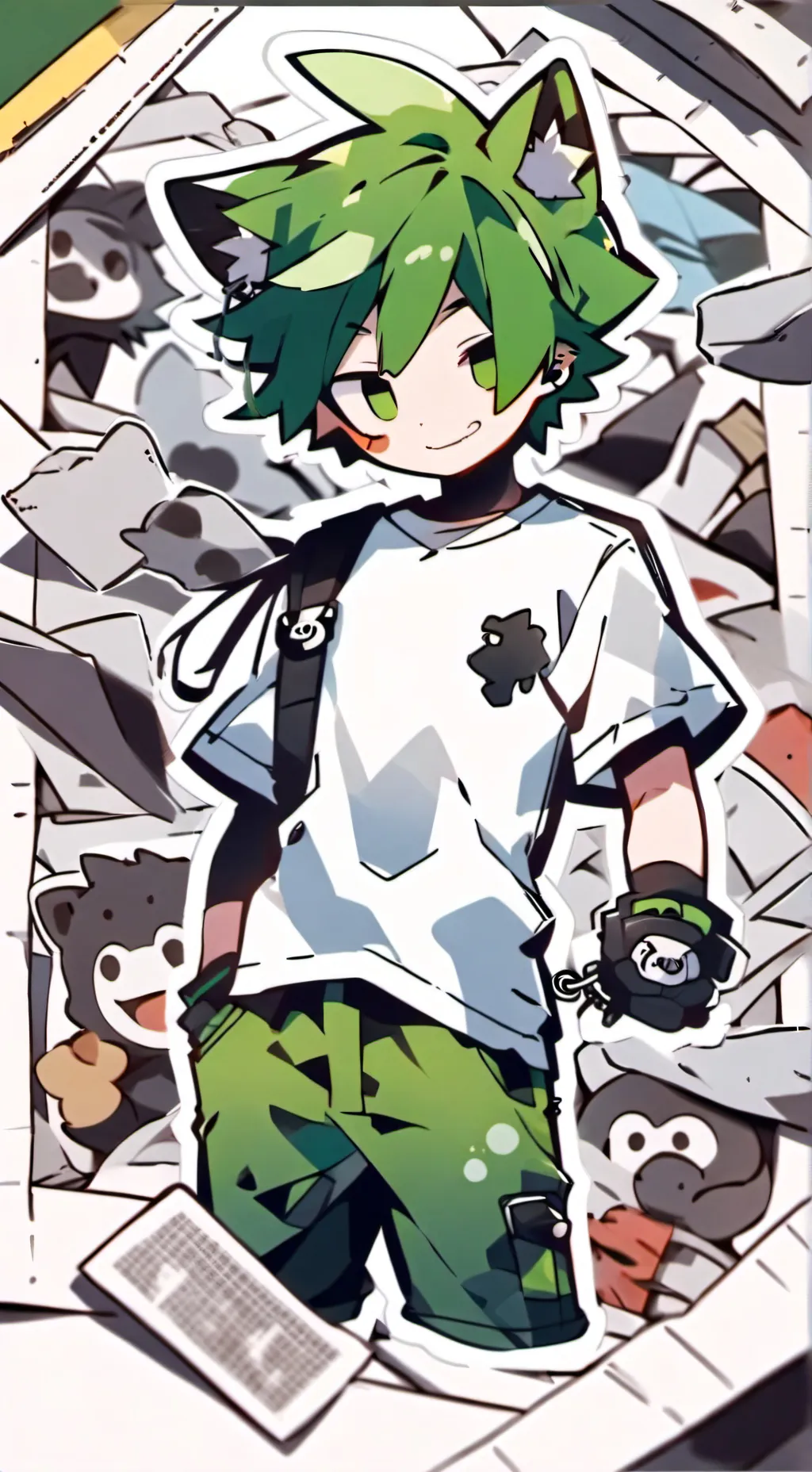 ai character: Sprout - DW background