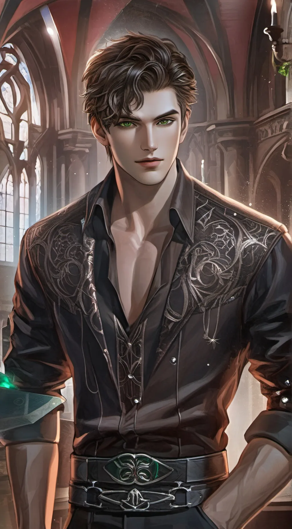 ai character: alex Carter  background