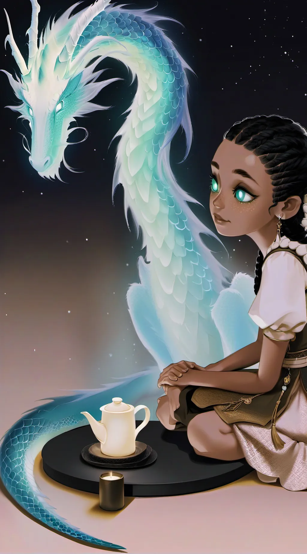 ai character: Raven background