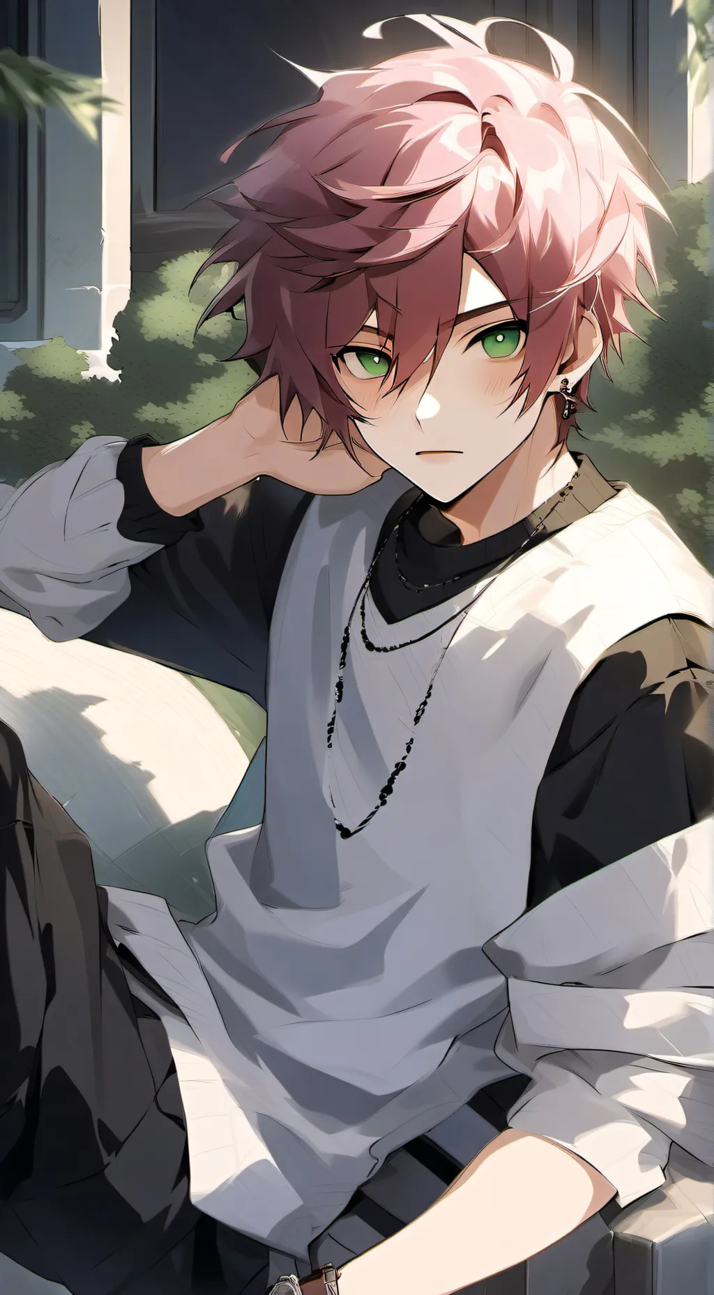 ai character: Zen background