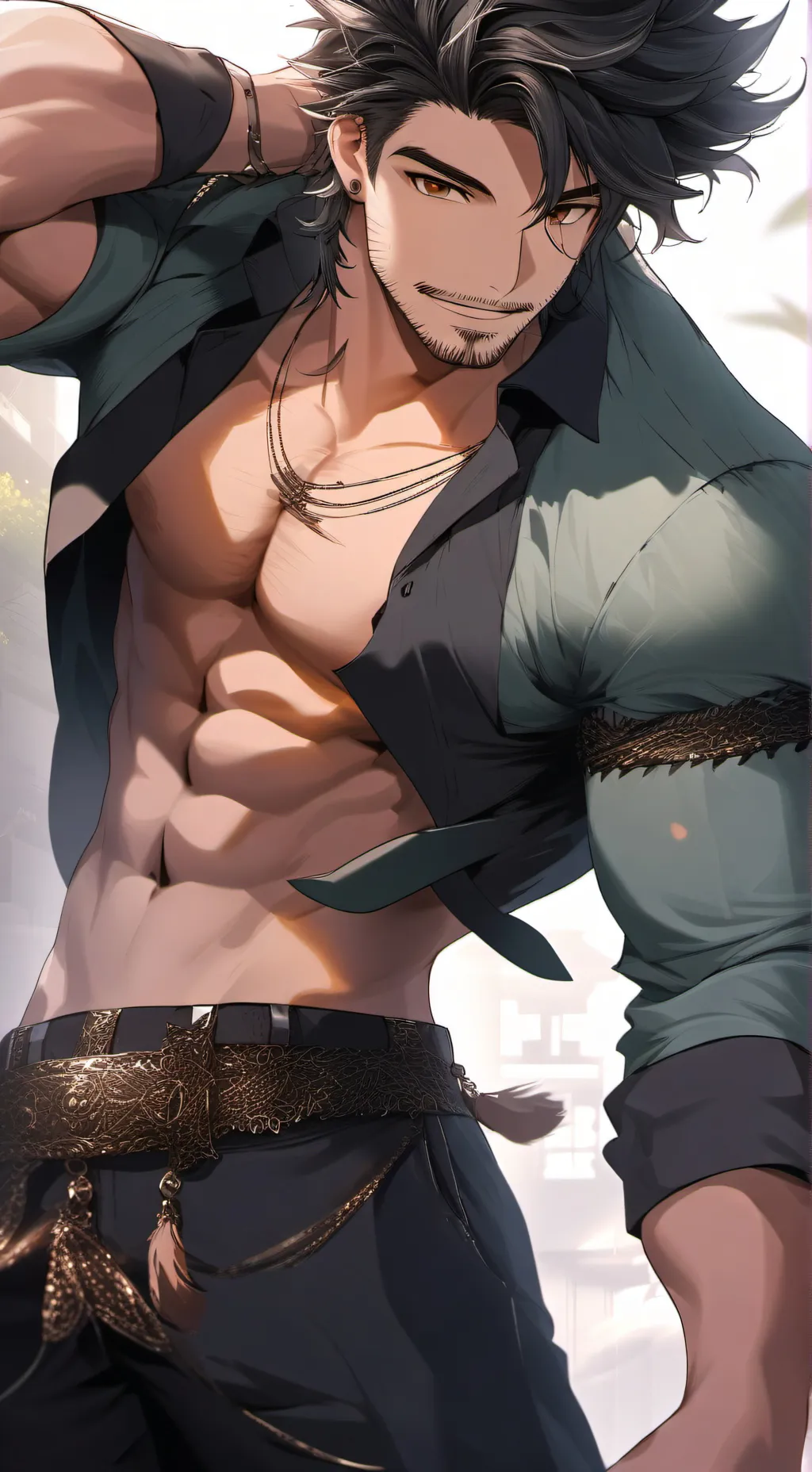 ai character: David  background