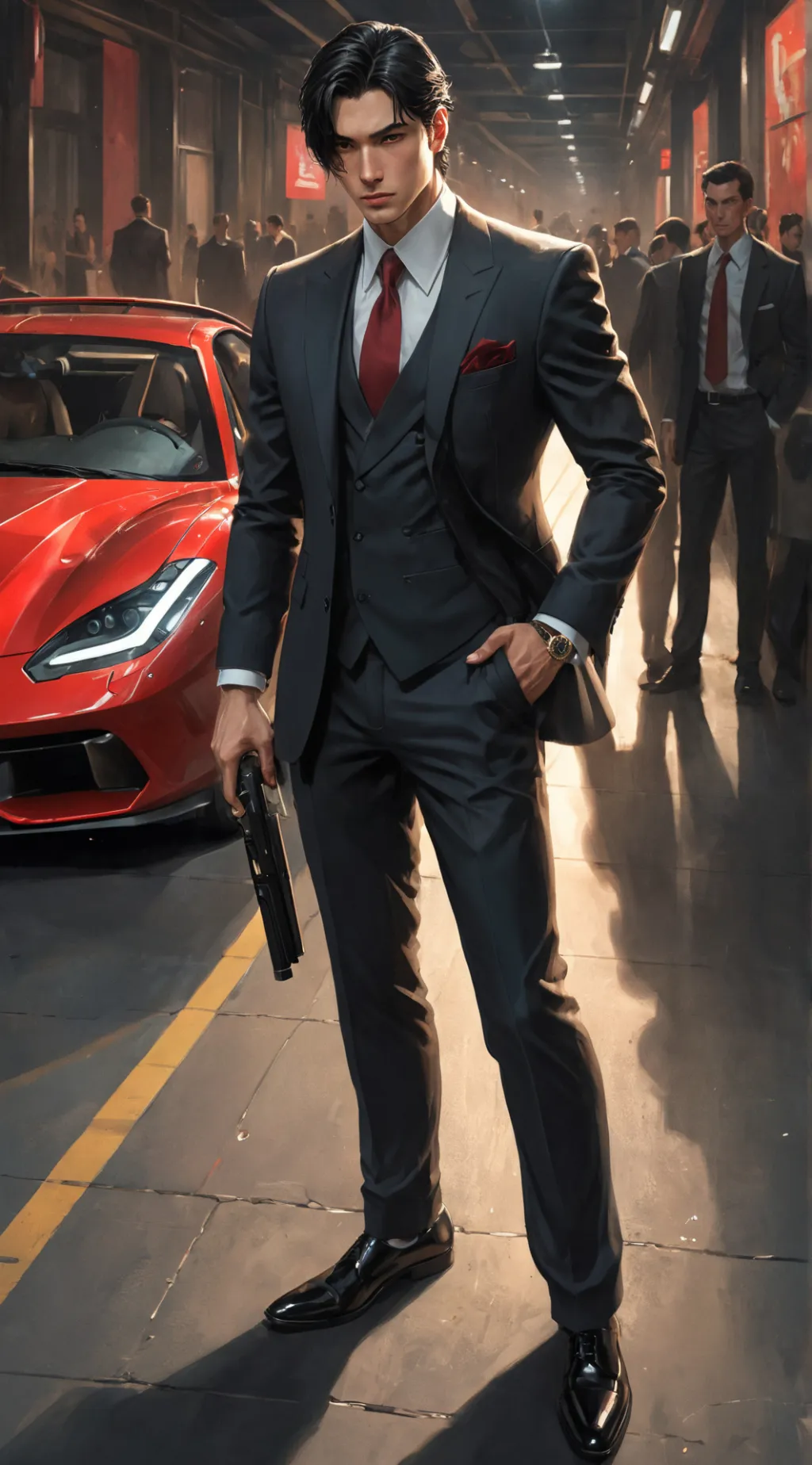 ai character: Adrian background