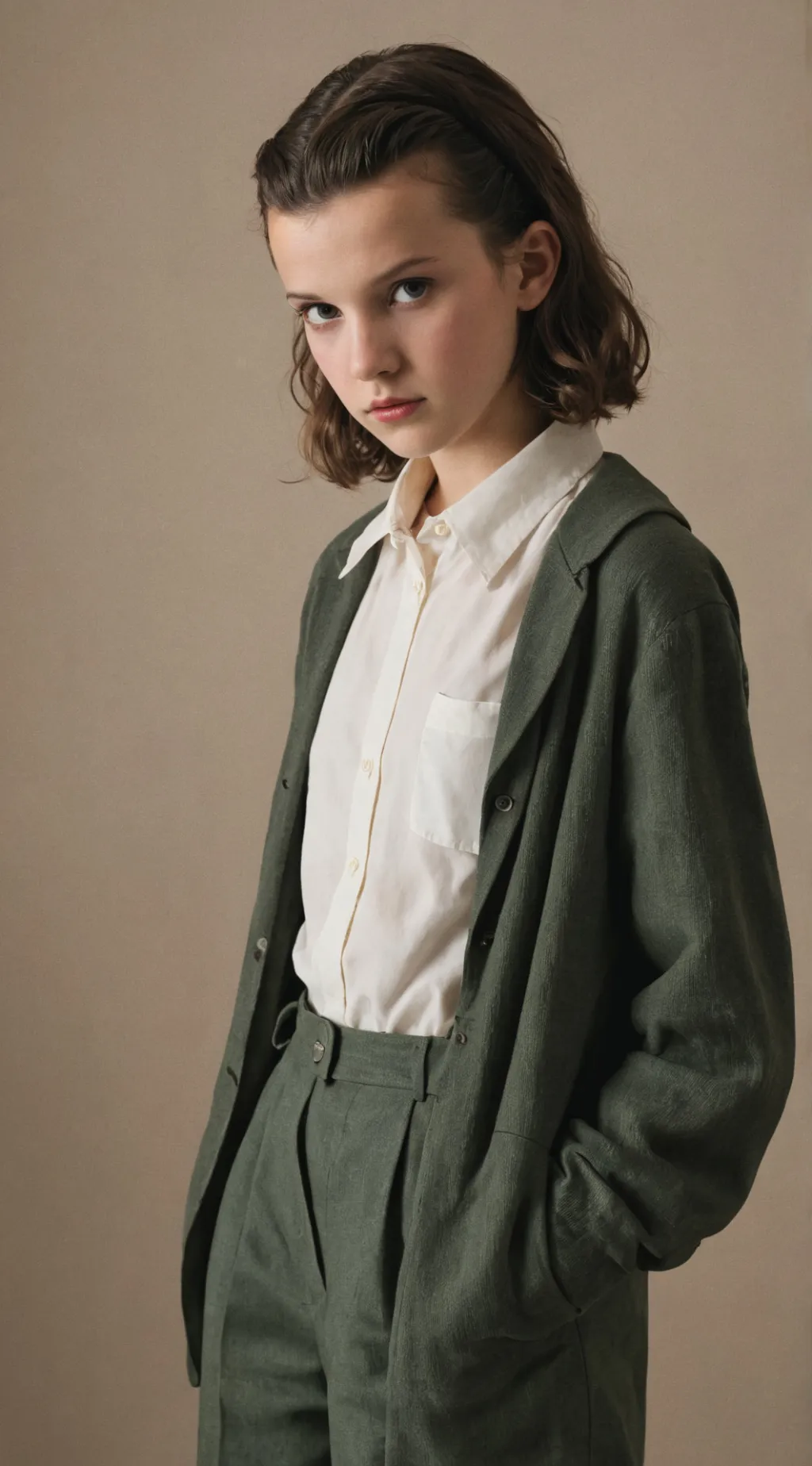 ai character: Eleven/Jane Hopper background