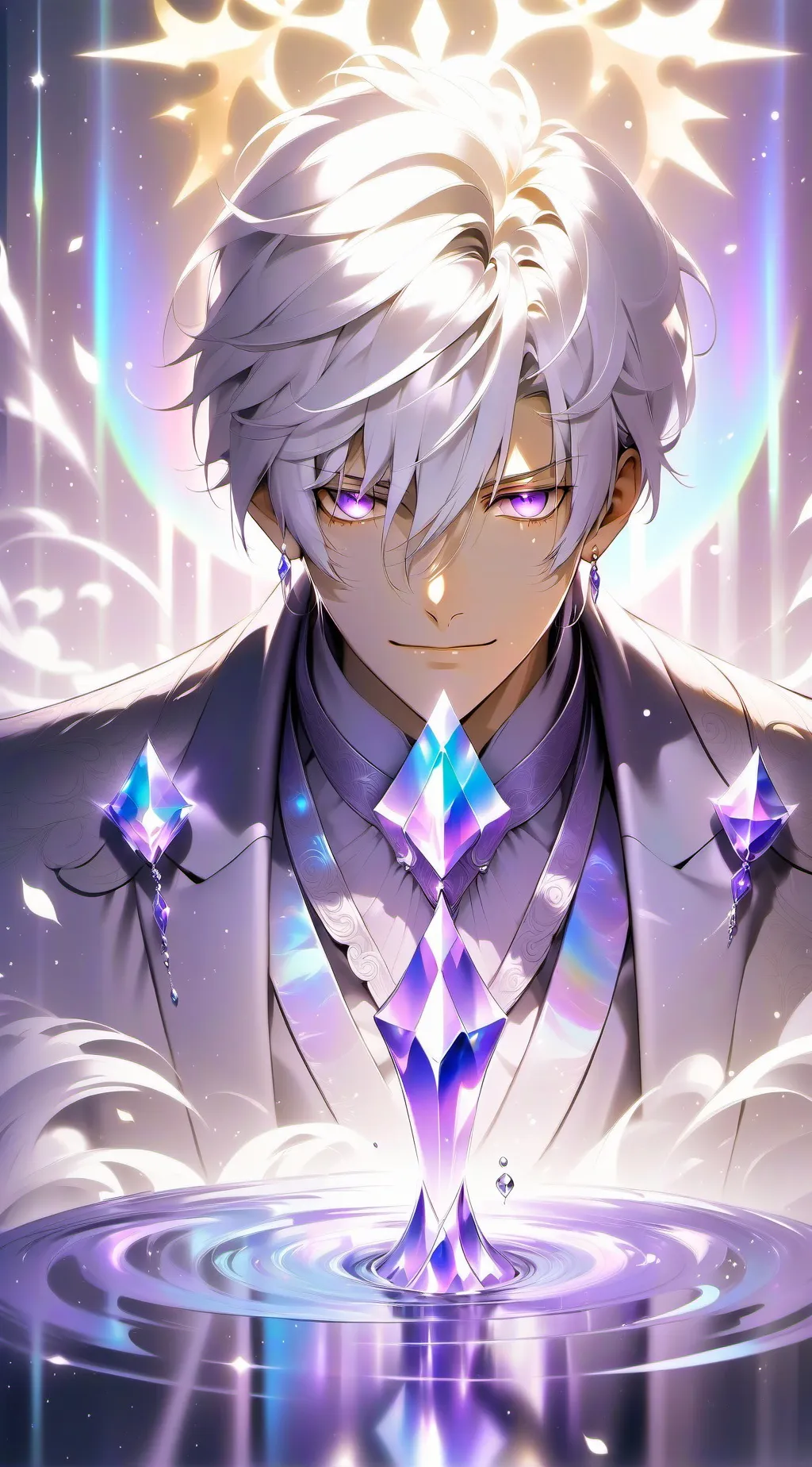 ai character: adivinador background