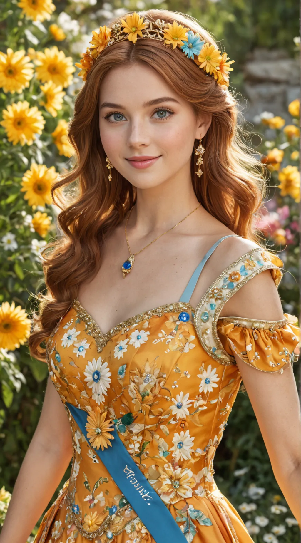 ai character: Princess Daisy background