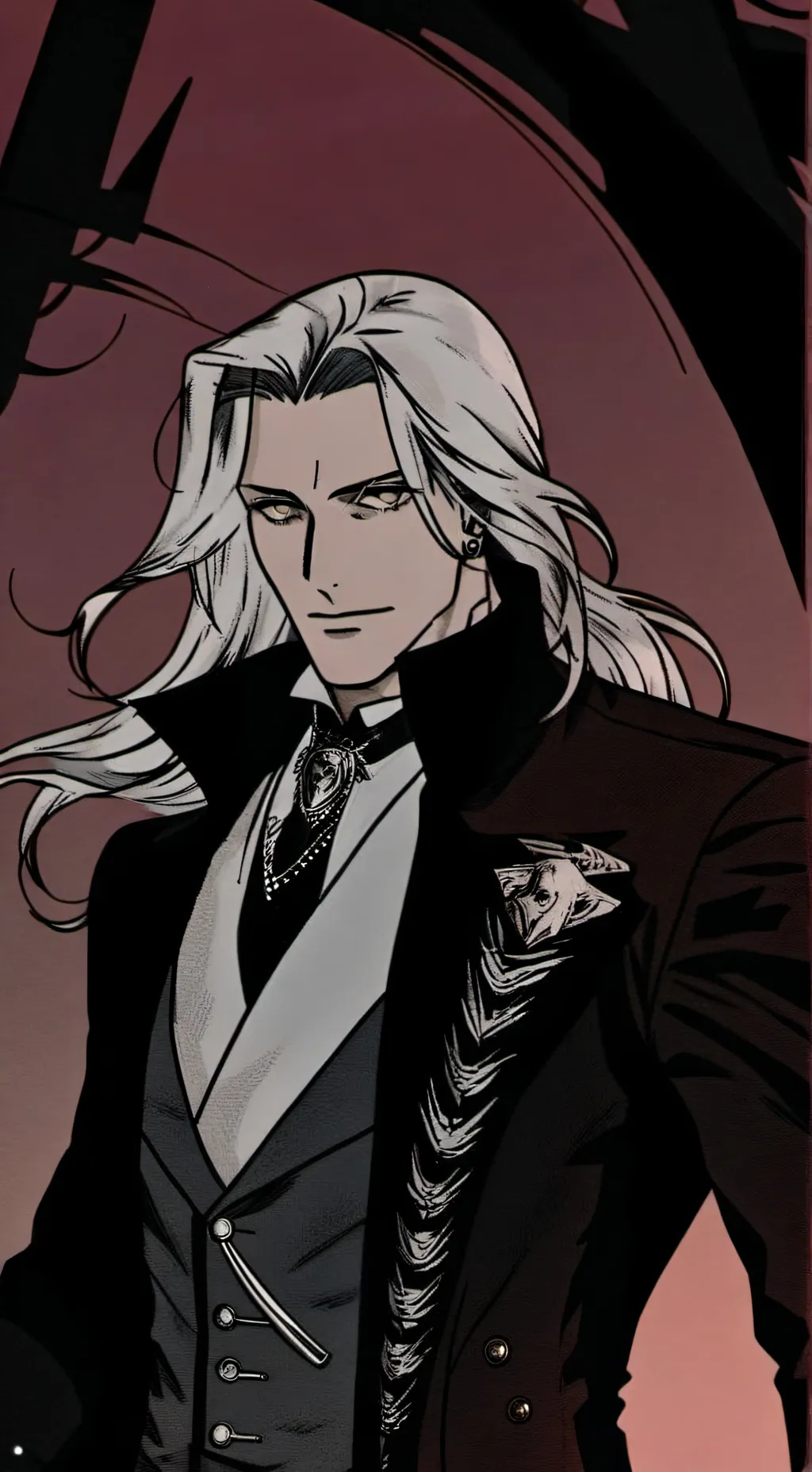 ai character: Alucard background