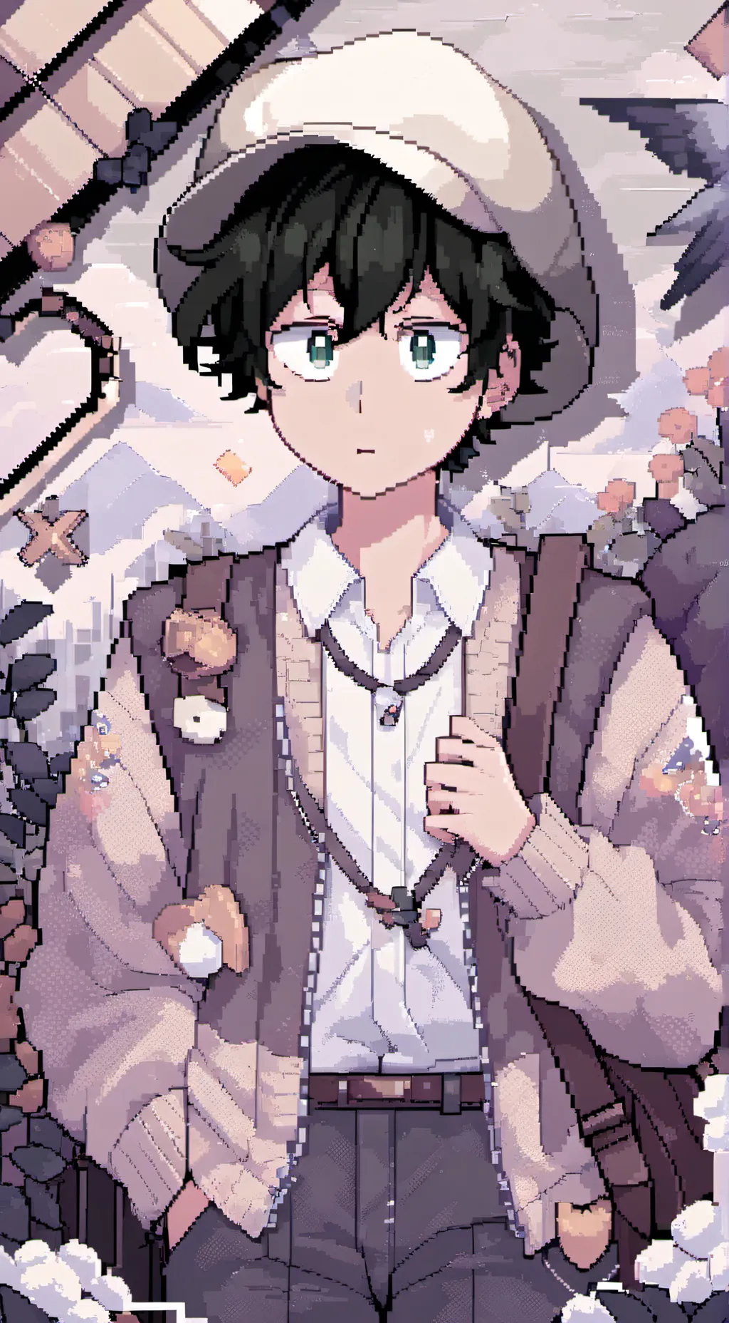 ai character: deku(izuku) background