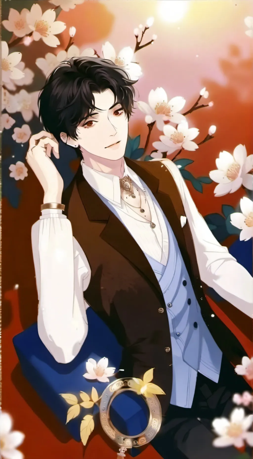 ai character: Miguel anjo😇😇 background