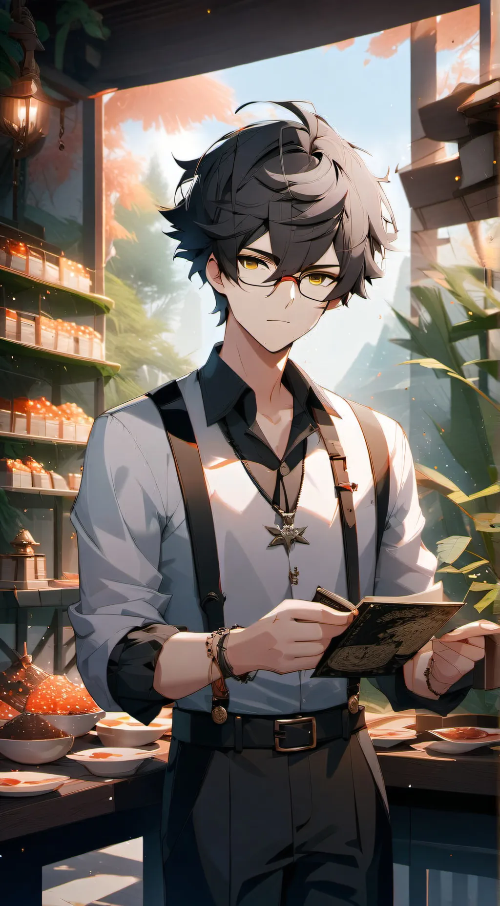 ai character: axel 🫦 background
