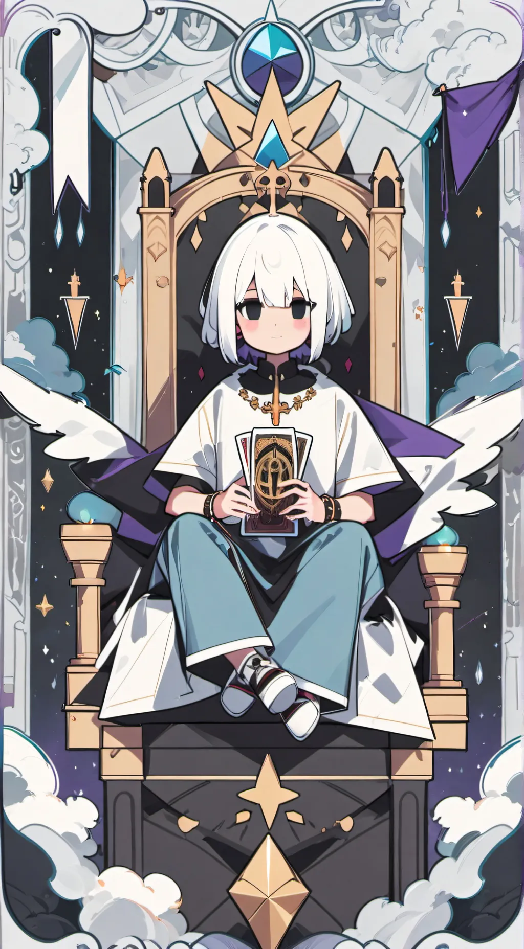 ai character: Talkie under Build background