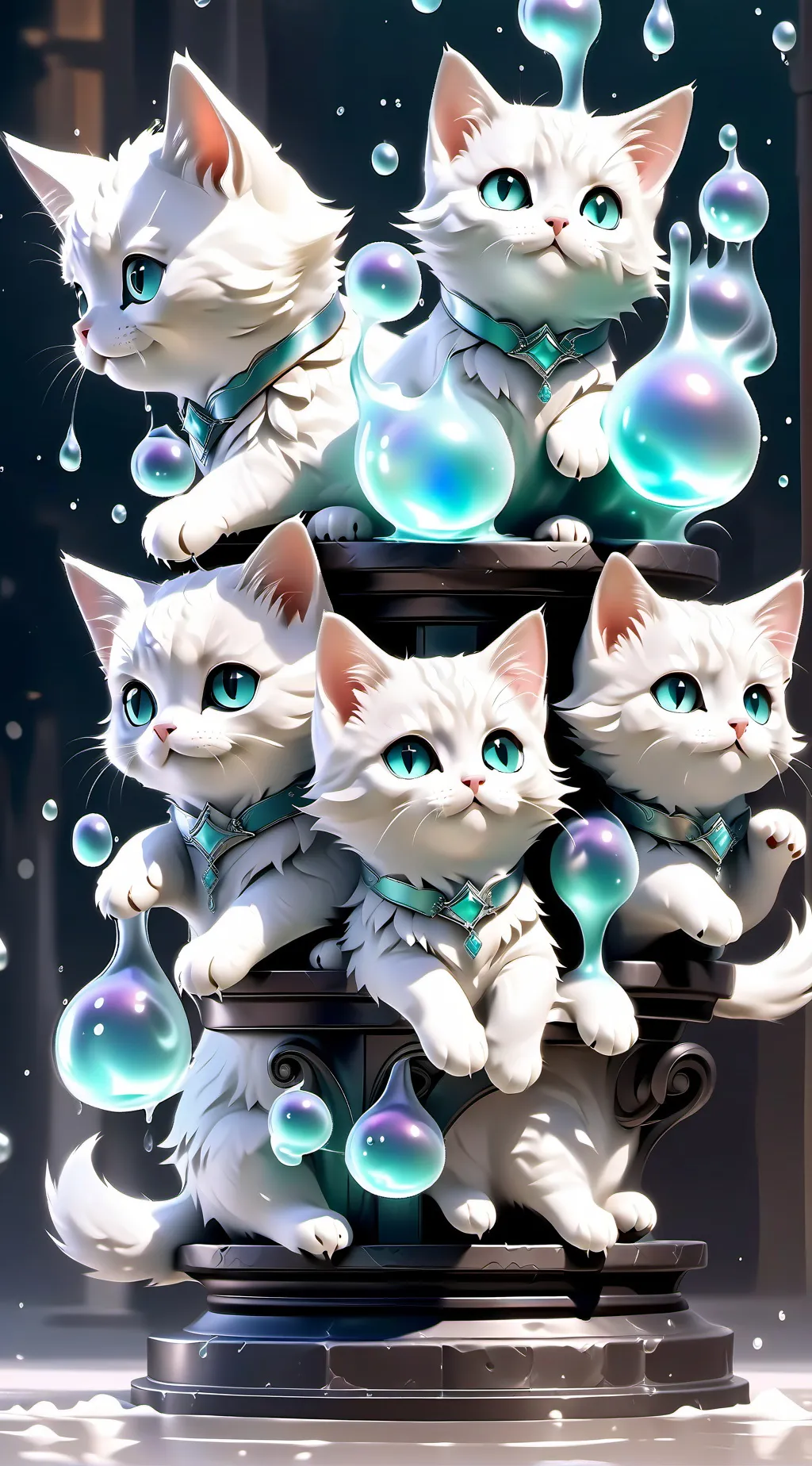 ai character: los 4 gatitos background