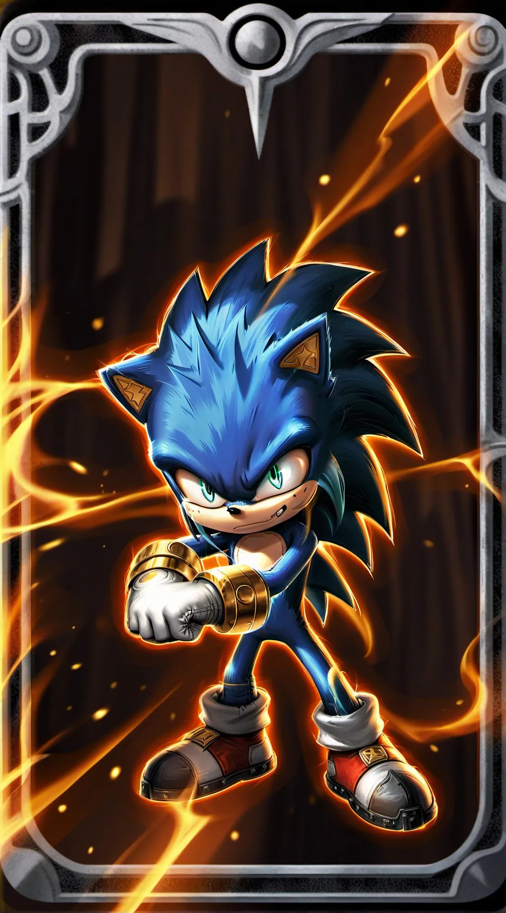 ai character: Sonic Rp School background