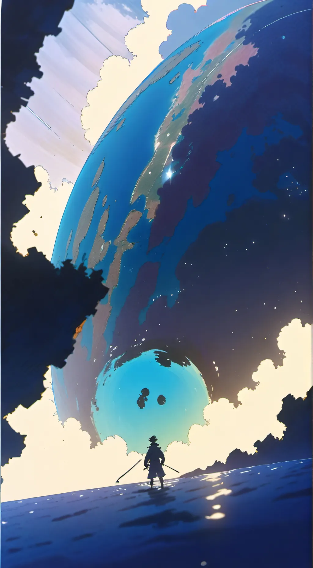 ai character: 🧊❄️Neptune :3 background