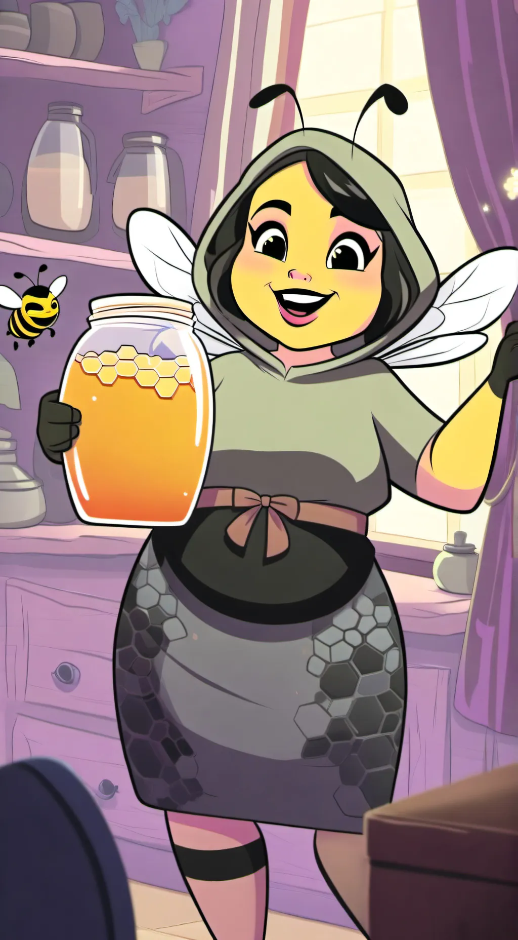 ai character: Bea background