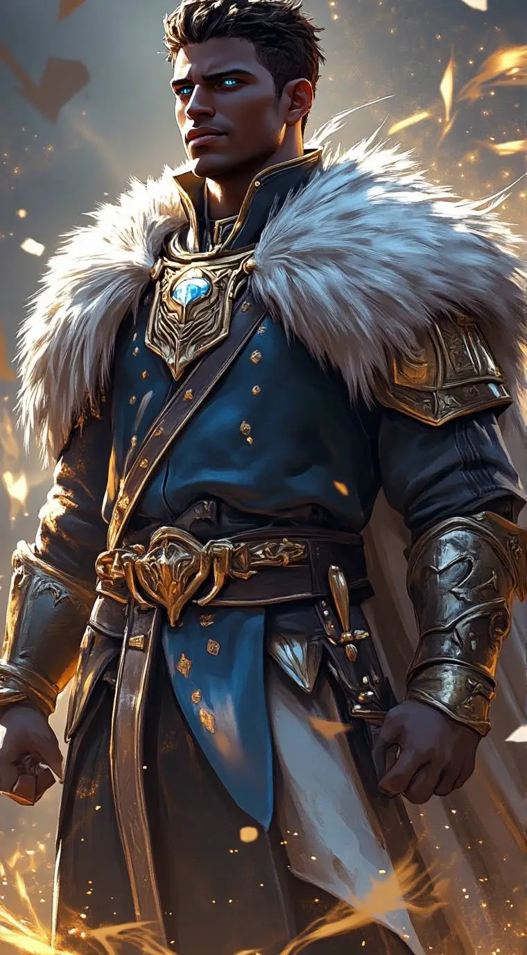 ai character: Leo Lionguard  background