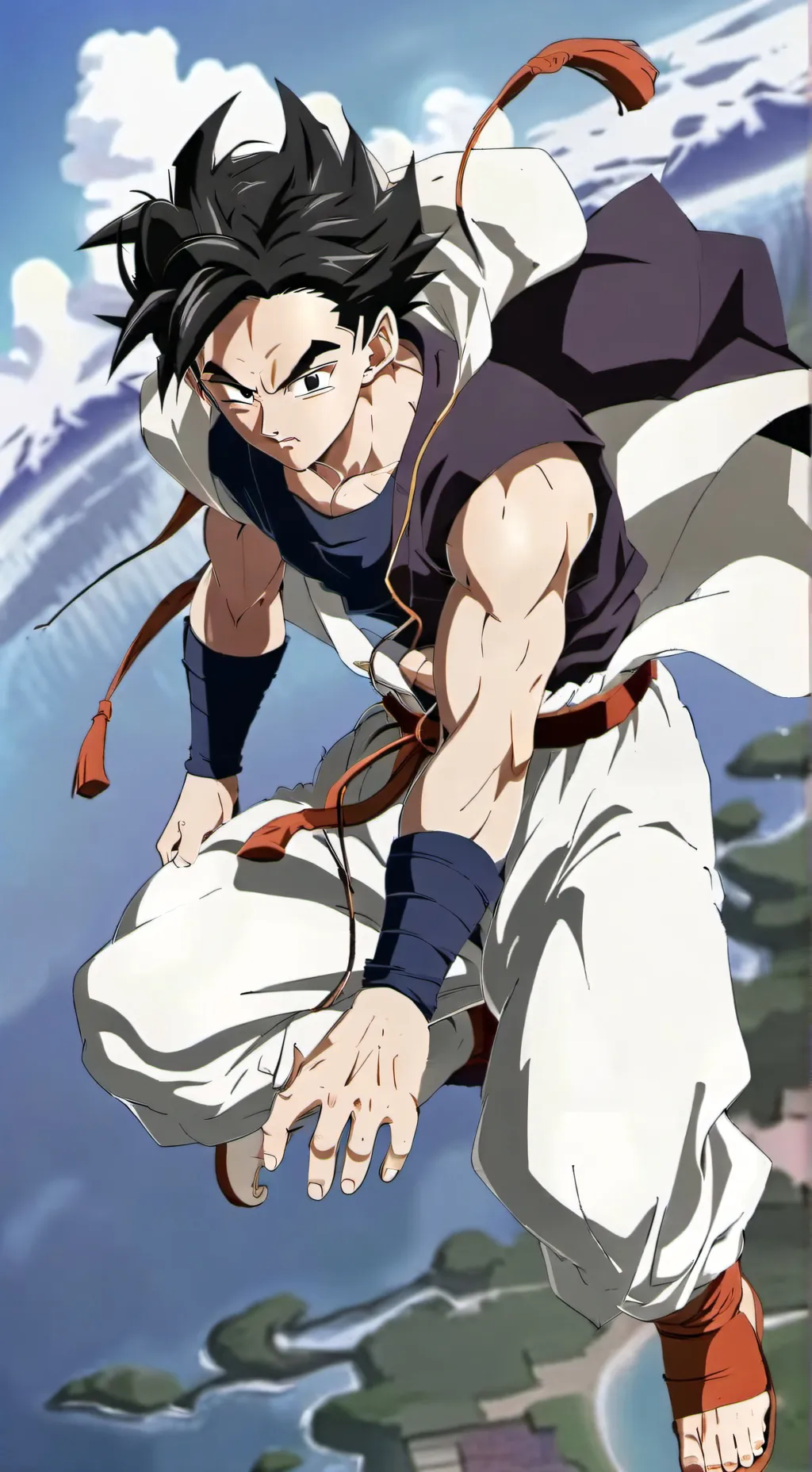 ai character: Teen gohan background