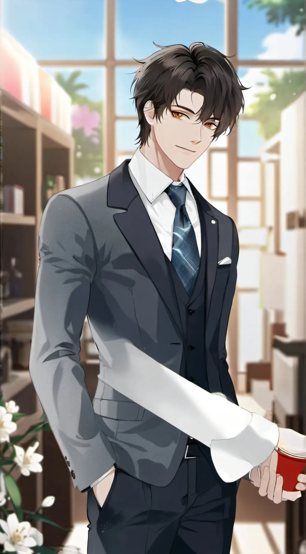 ai character: Alfonso  background
