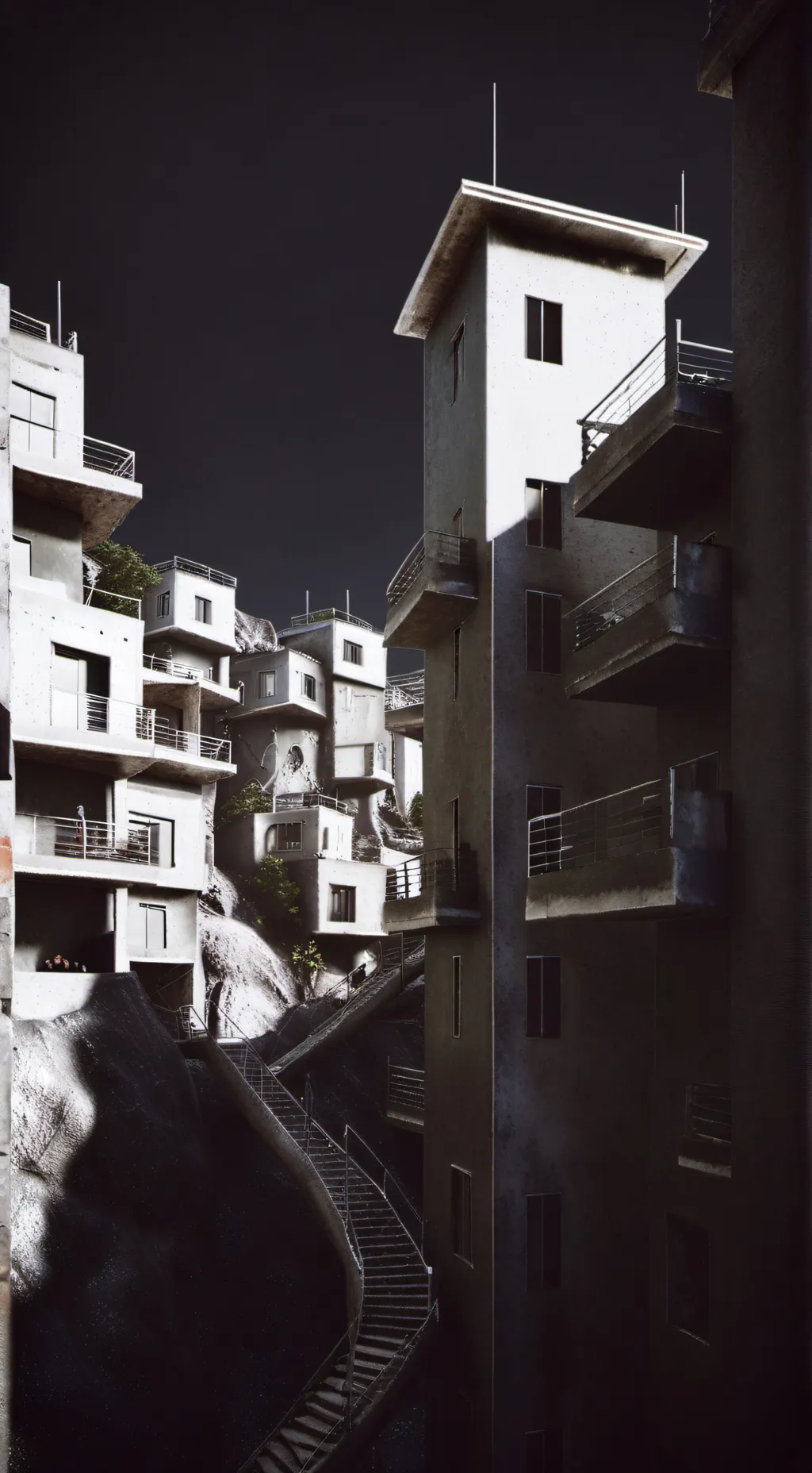 ai character: favela background