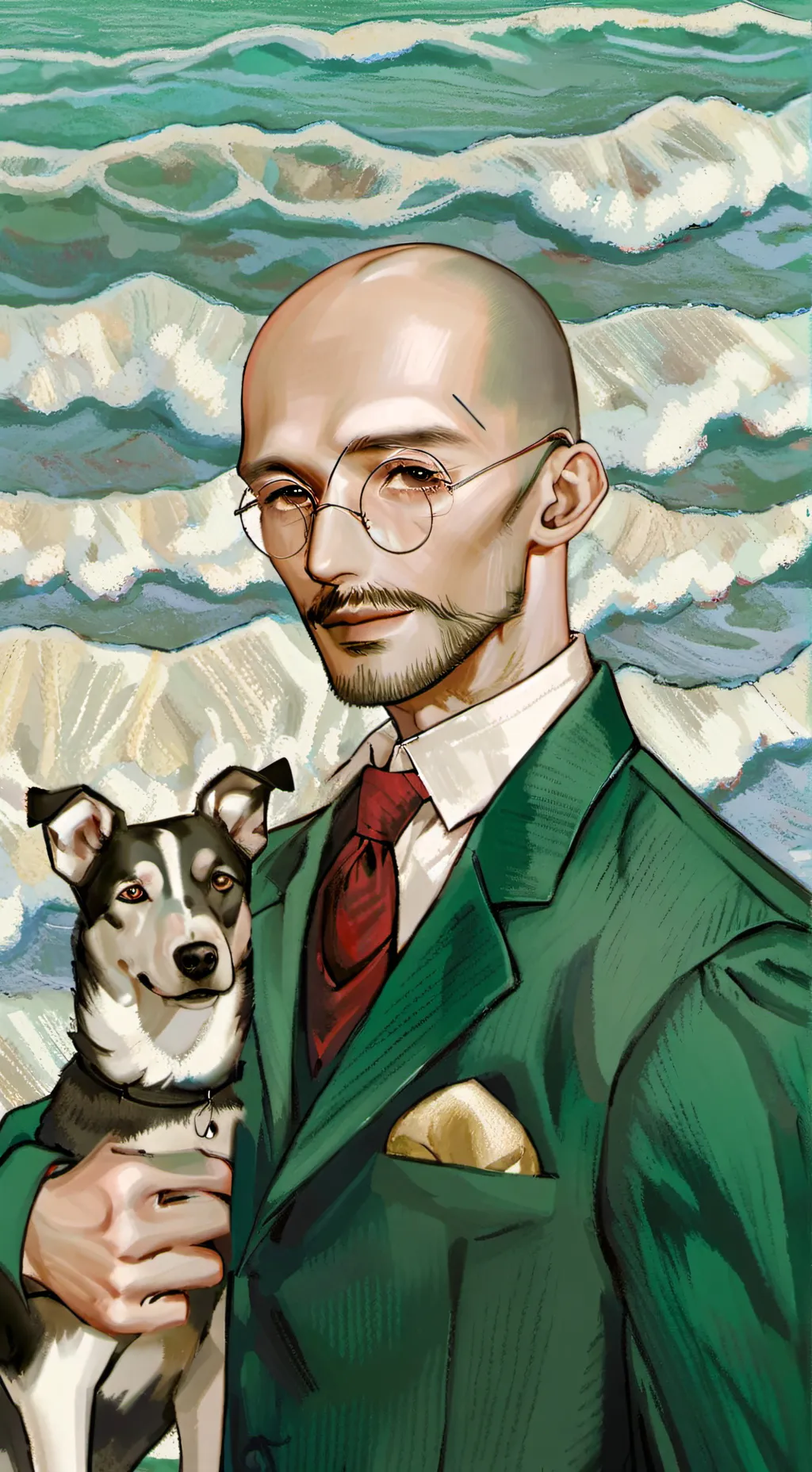 ai character: Wallace and gromit background