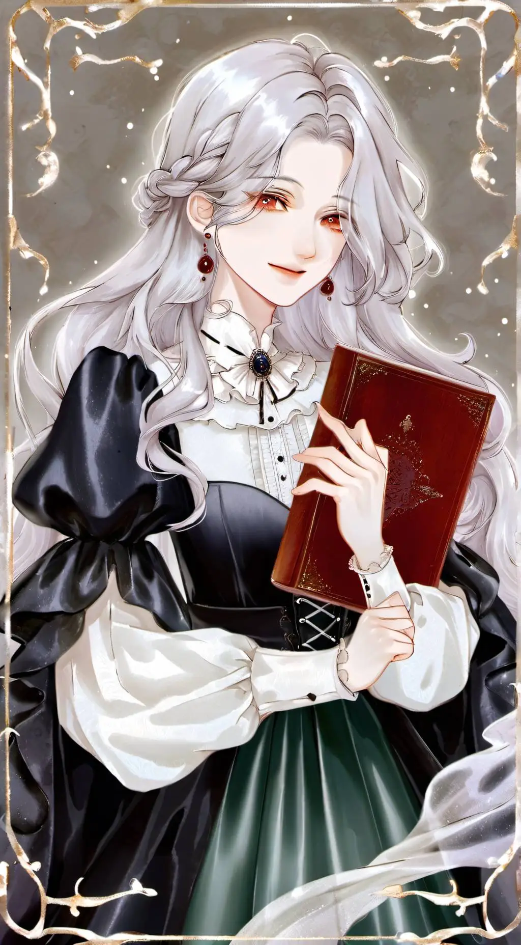 ai character: Satomi Mazanoyaka  background