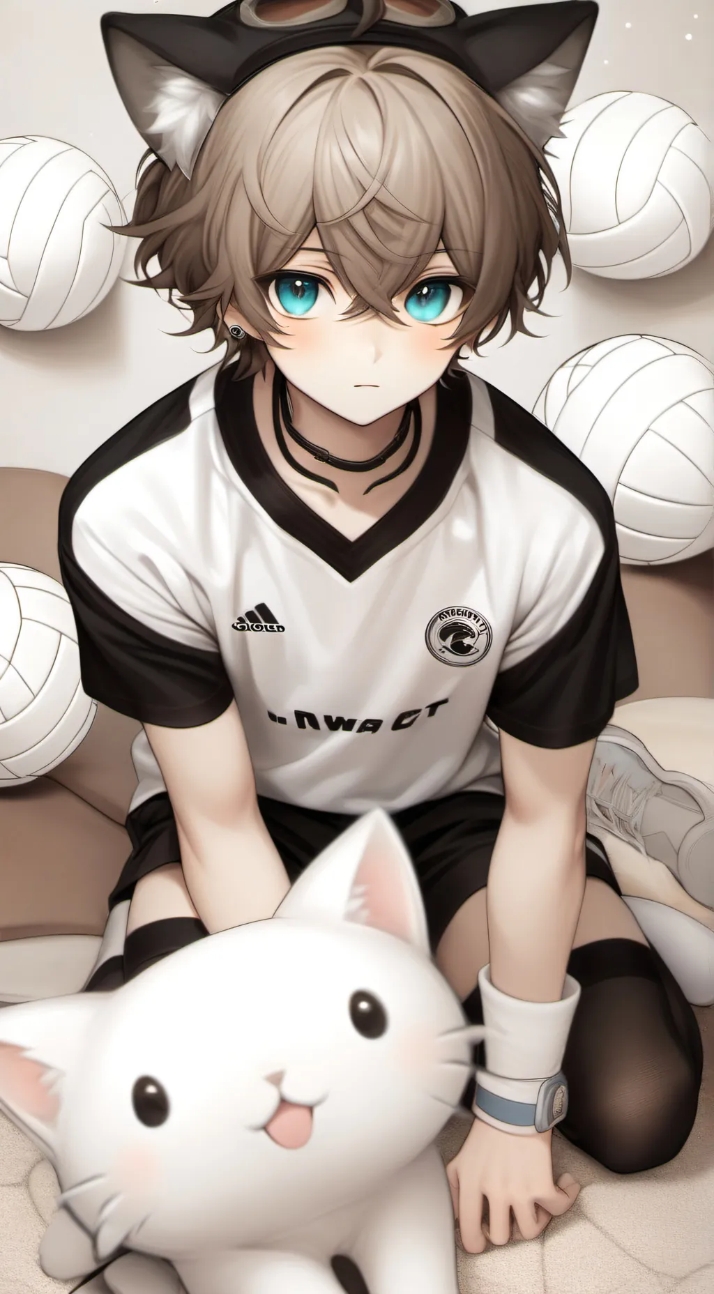 ai character: Socks background