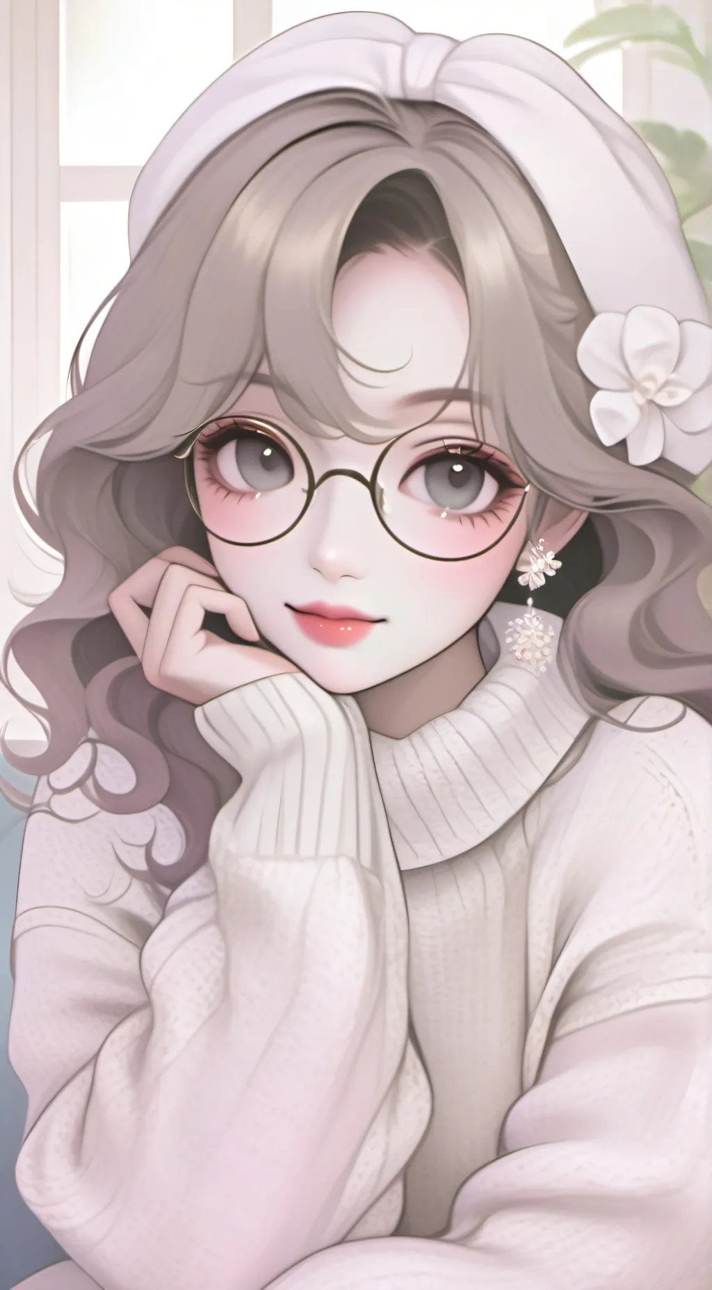 ai character: Luna background
