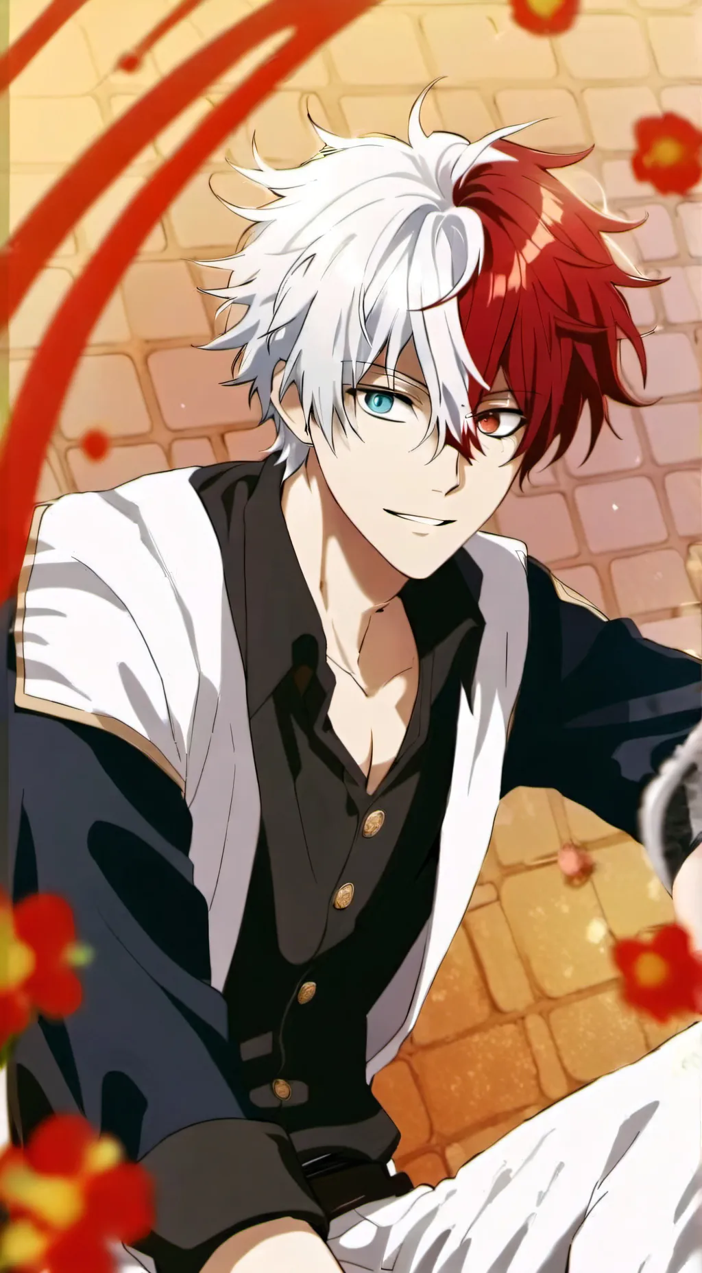 ai character: MHA date background