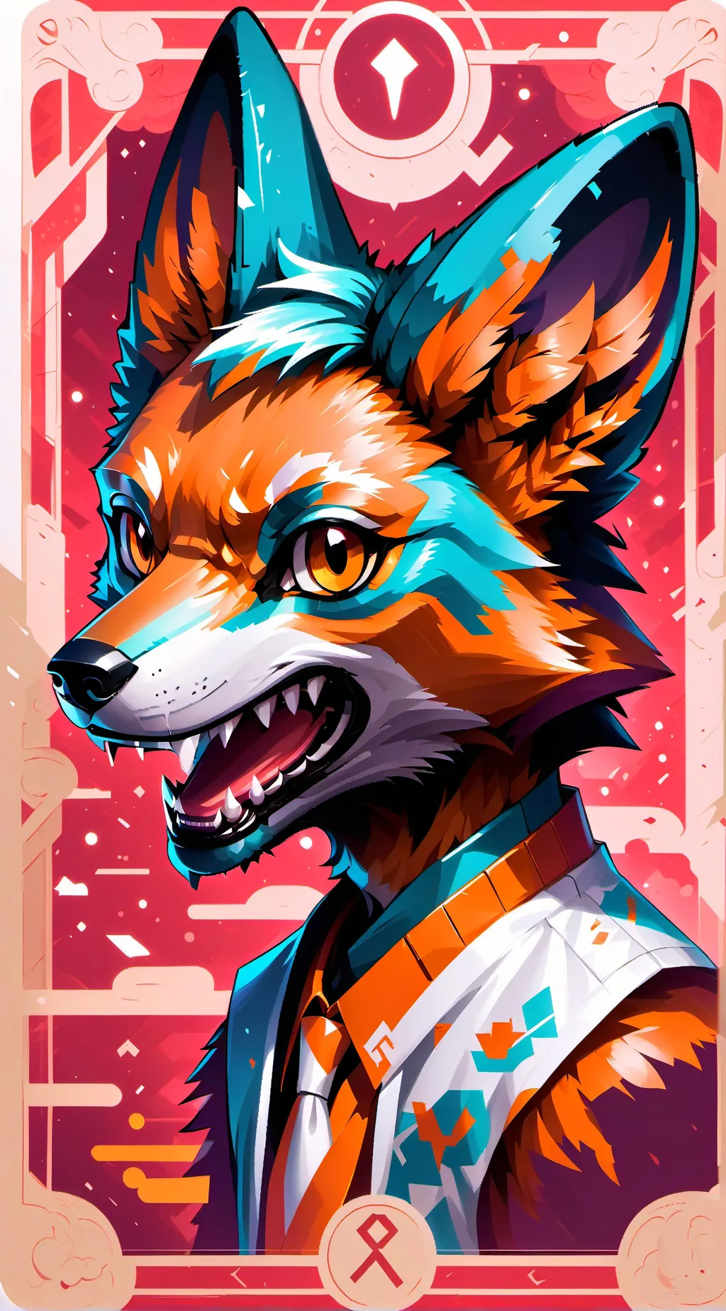 ai character: Springfoxy background