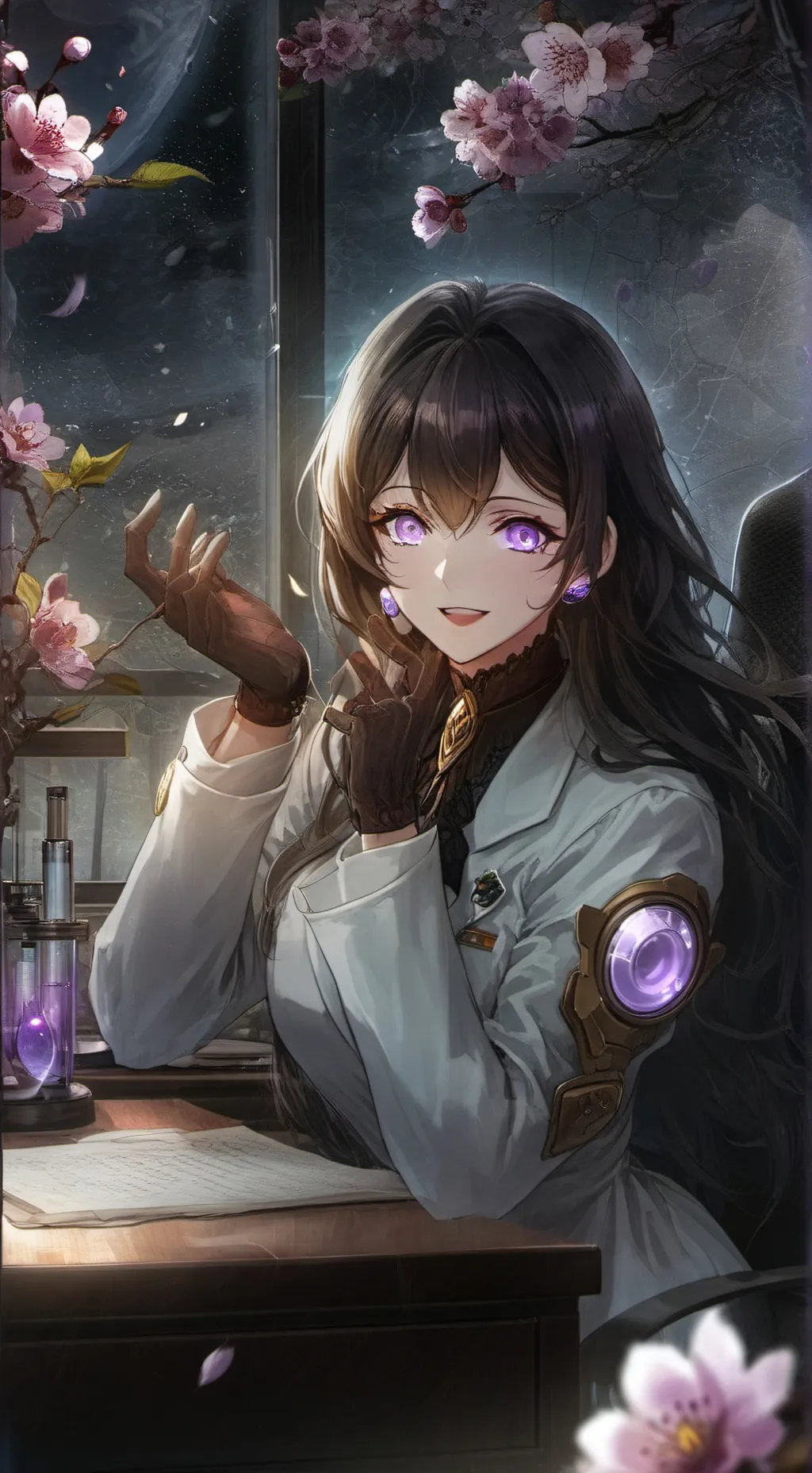 ai character: Rei background