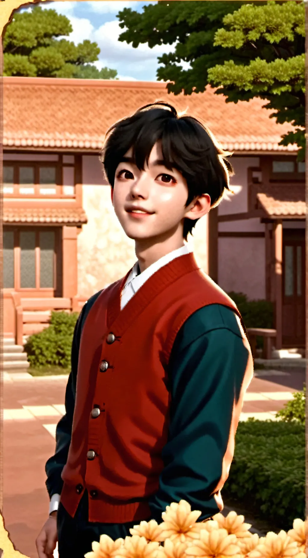 ai character: ha-neul  background