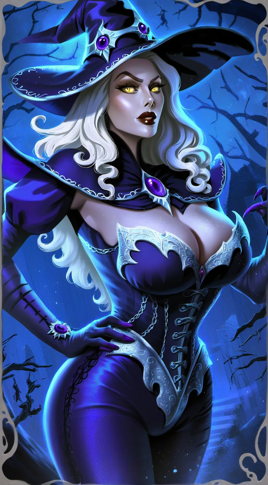 ai character: The Witch background