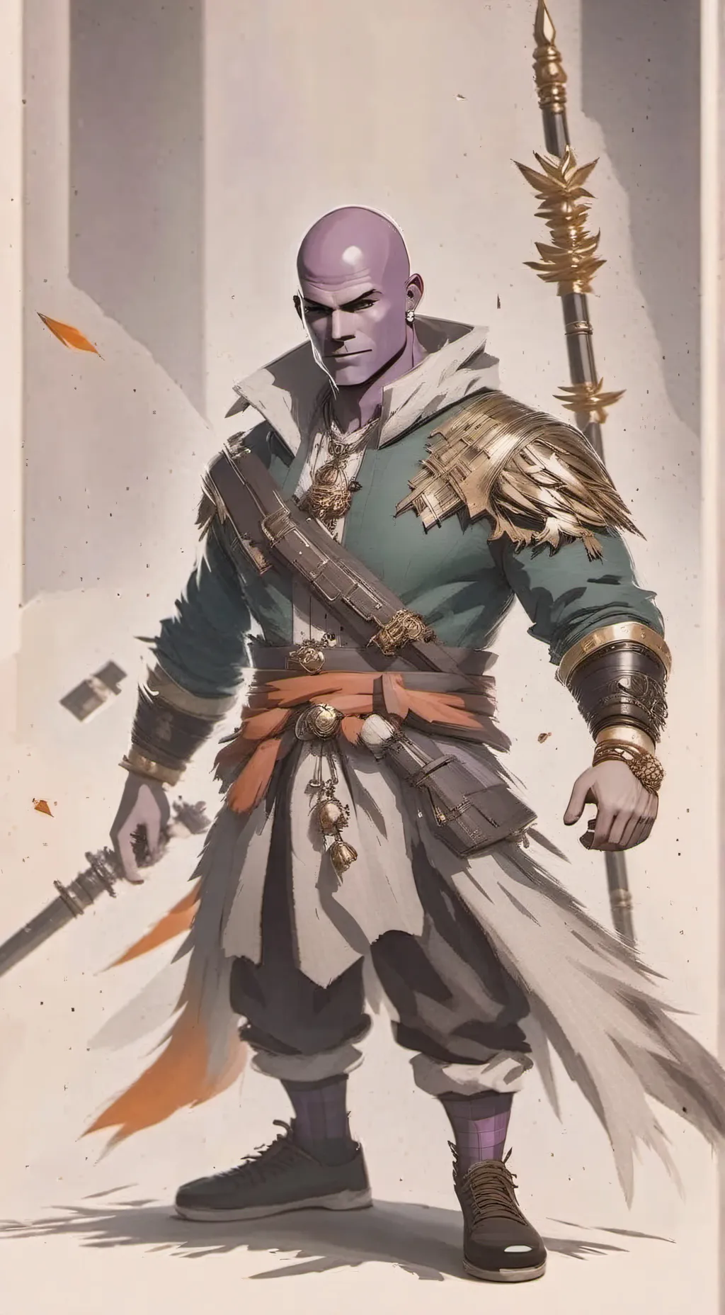 ai character: baldino background