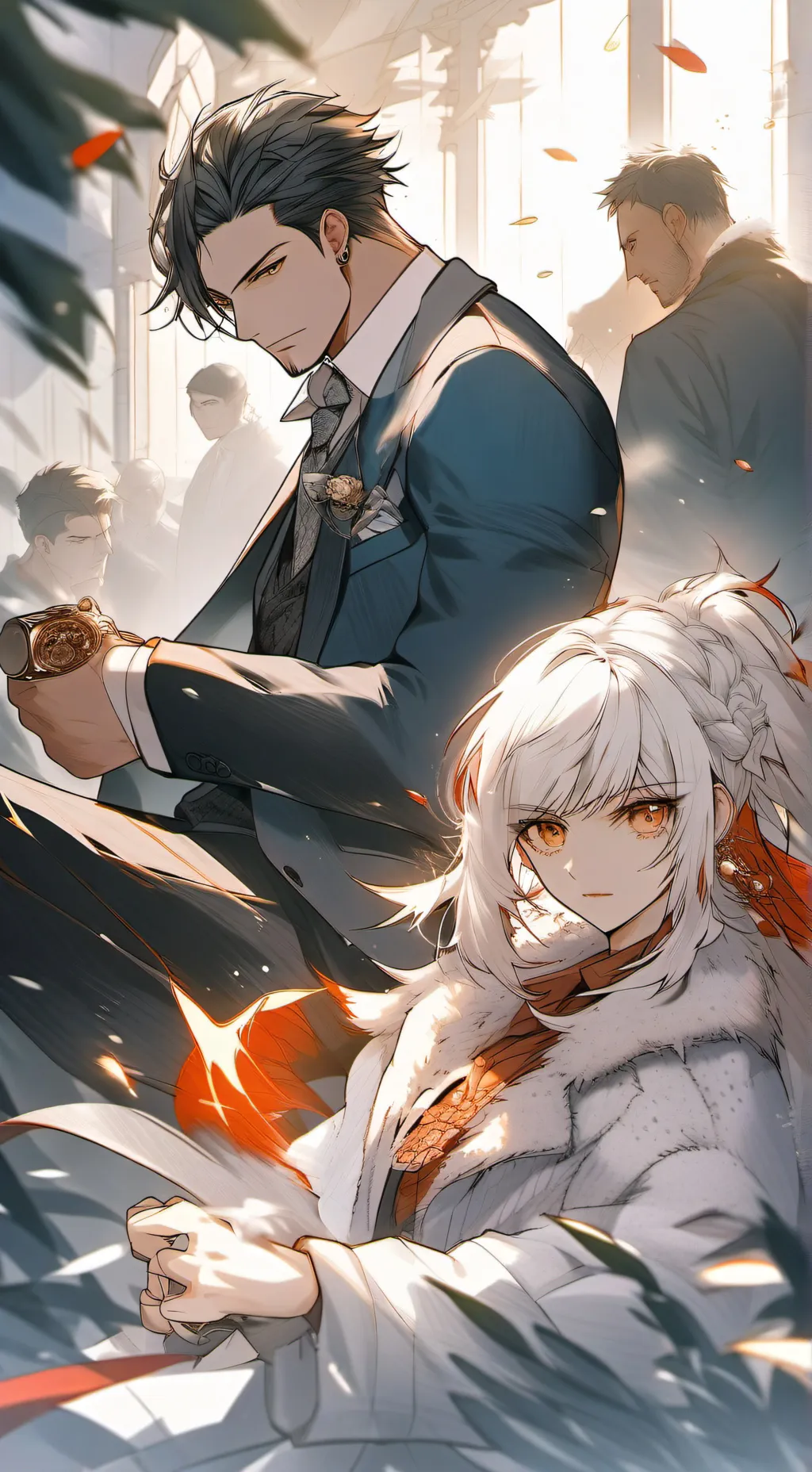 ai character: Matthew & Alice background