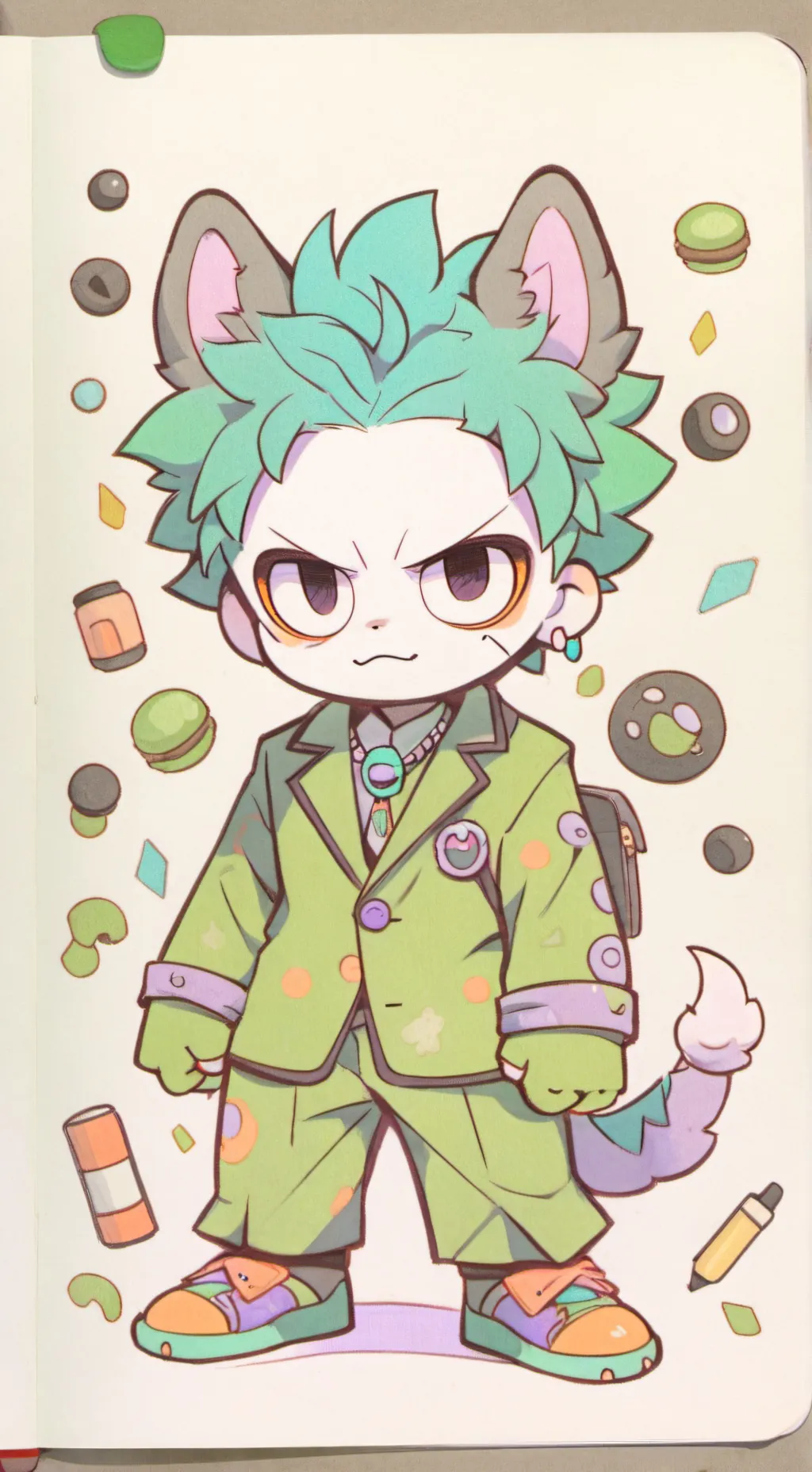 ai character: jipom background