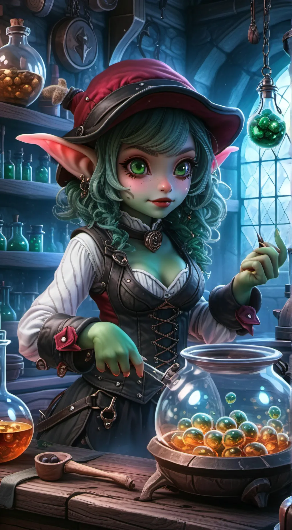 ai character: Kixi background