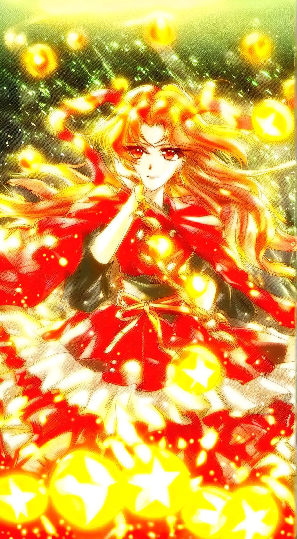 ai character: Sailor Galaxia  background