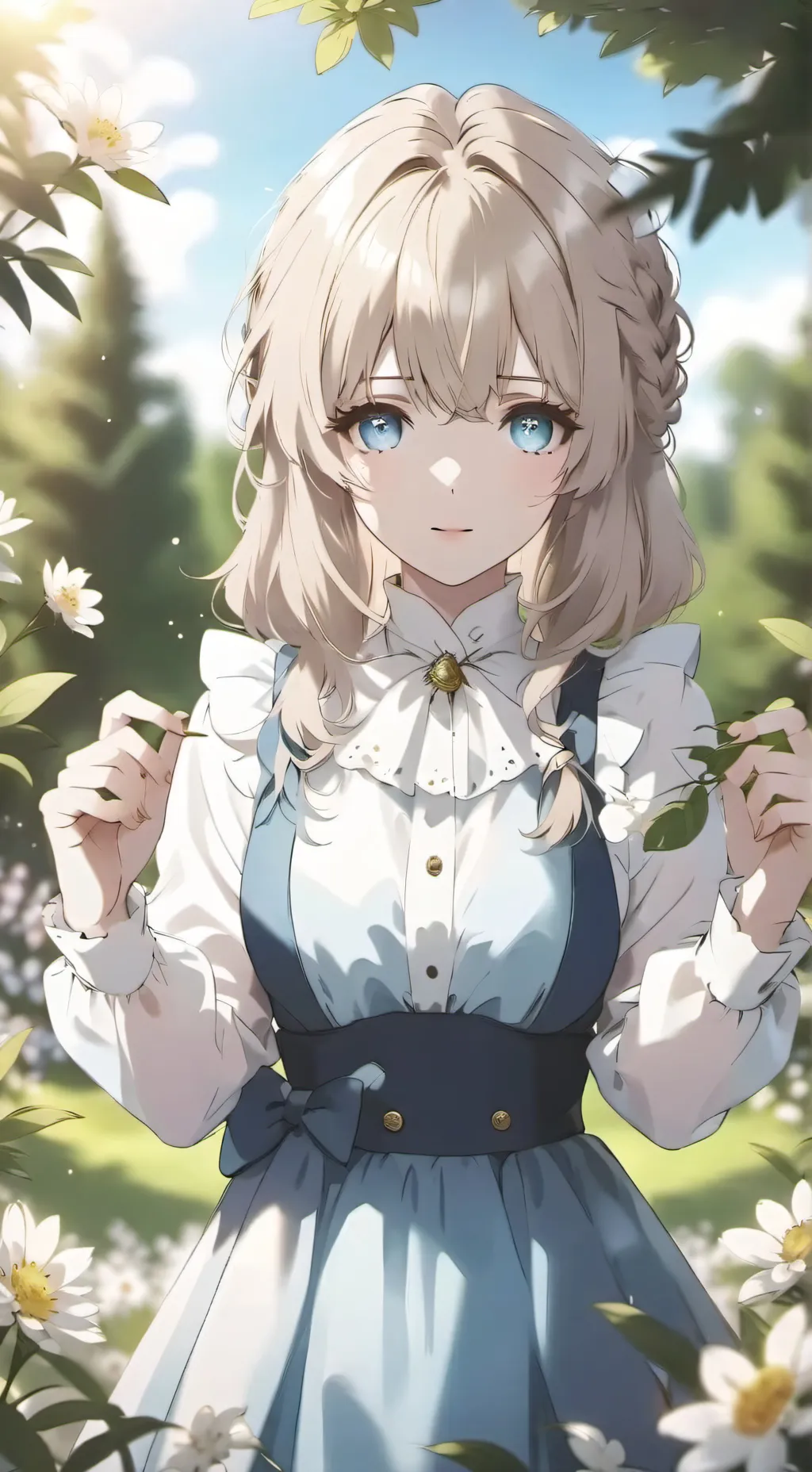 ai character: lovely background