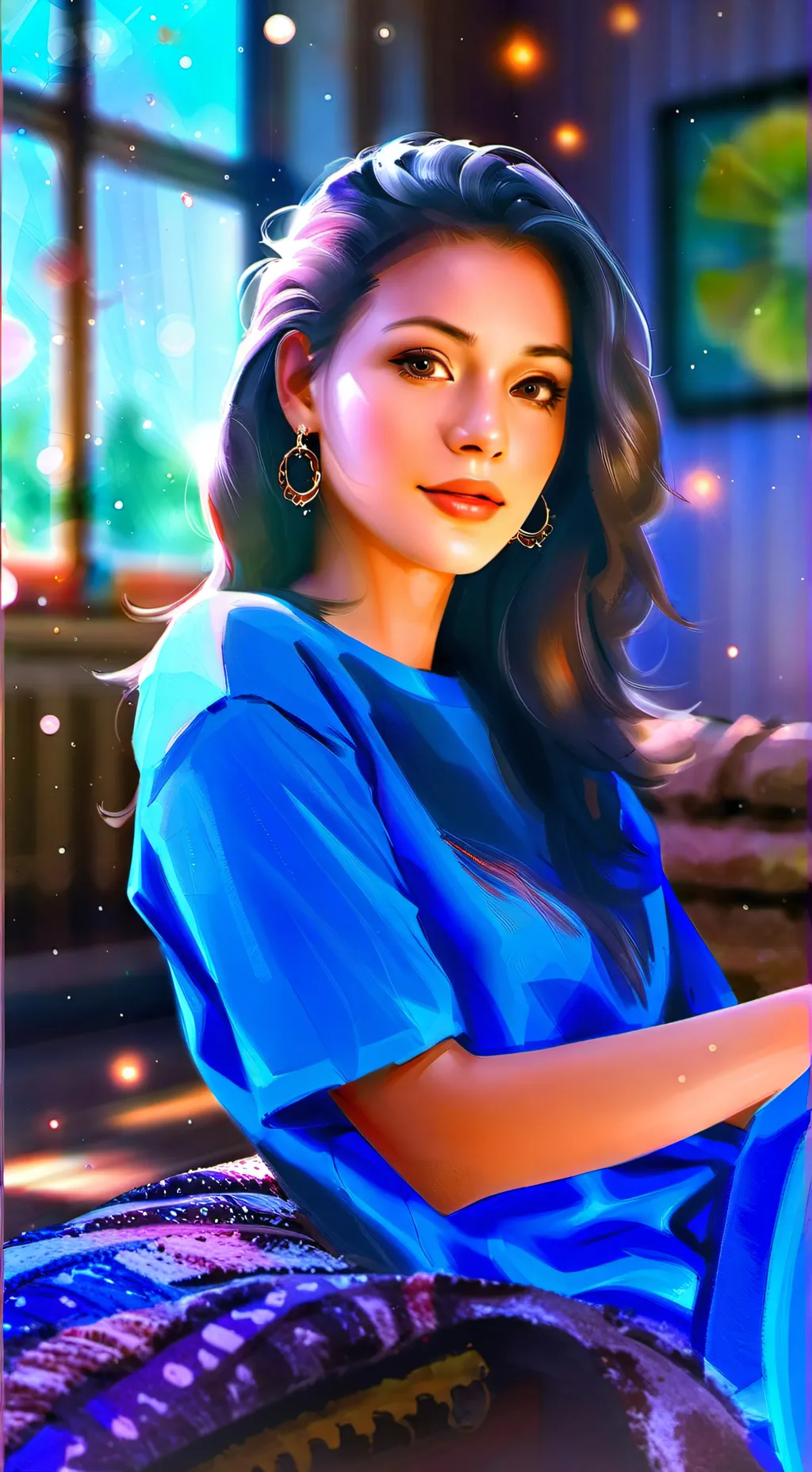ai character: maya background