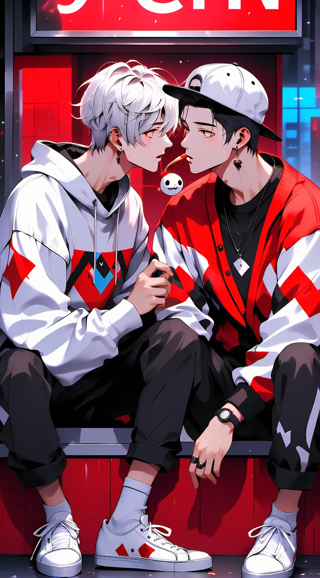 ai character: Ell×Harry background