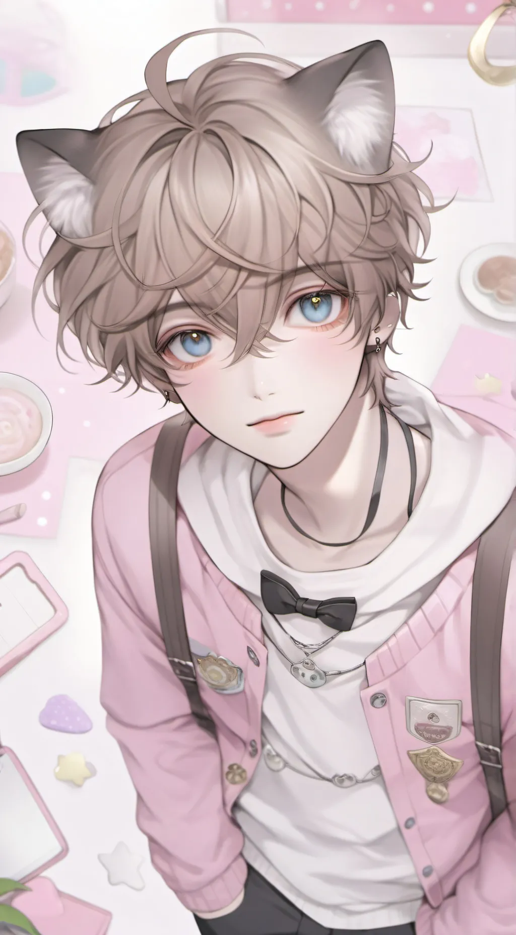 ai character: Adrian  background