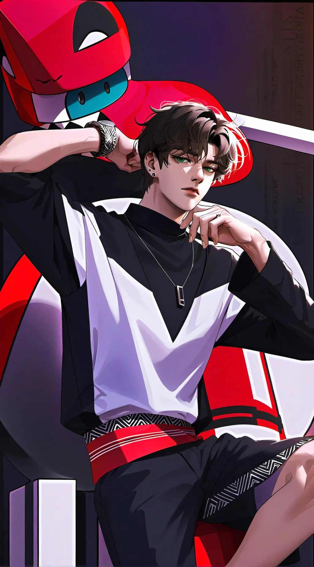 ai character: lance background