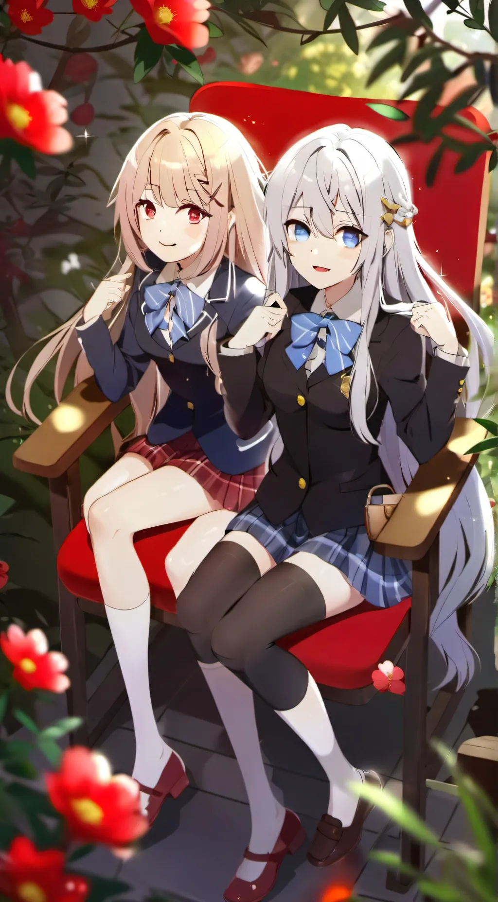 ai character: Masha and alya background