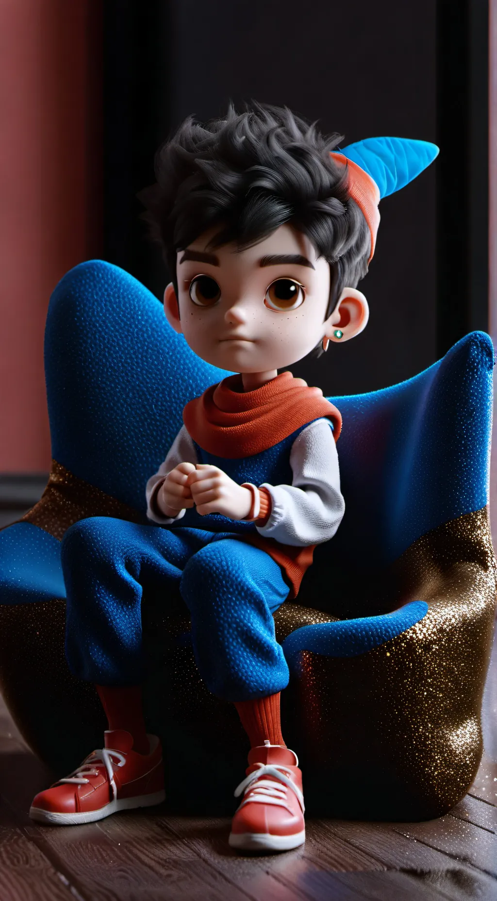 ai character: brain rot kid😔 background