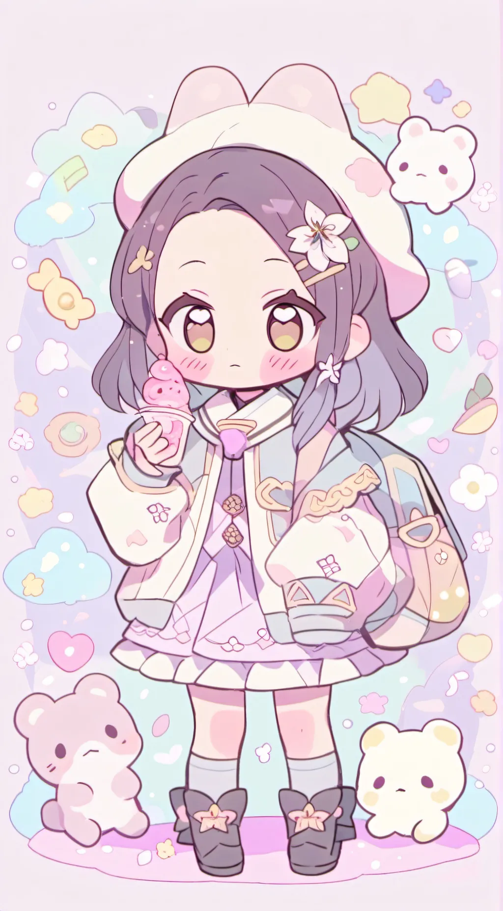 ai character: Mia tu hermana  background