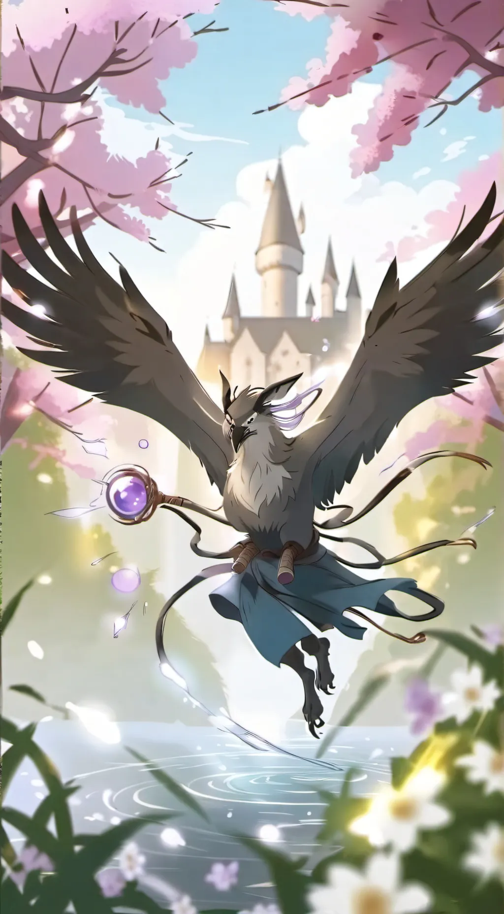 ai character: Hogwarts Life background