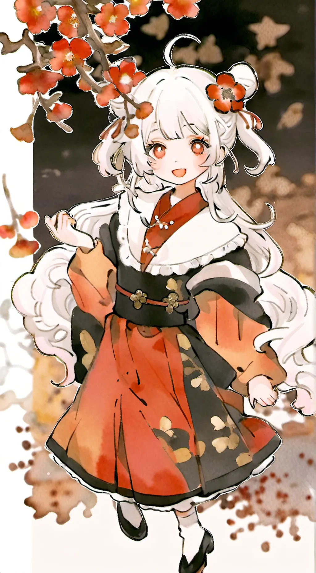 ai character: jjk sleep over background