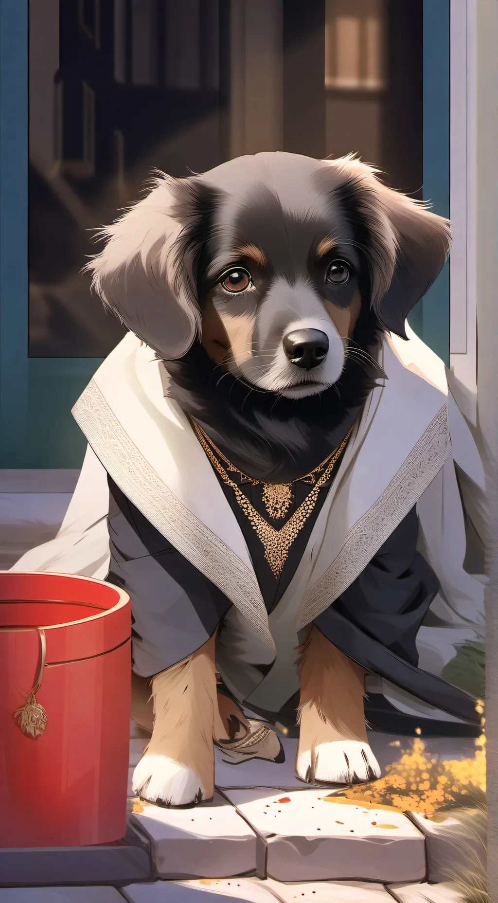 ai character: moka background