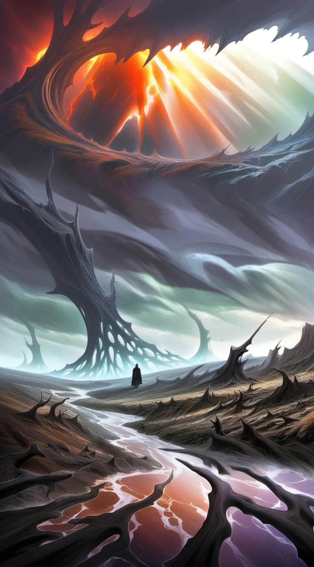 ai character: planet slime background